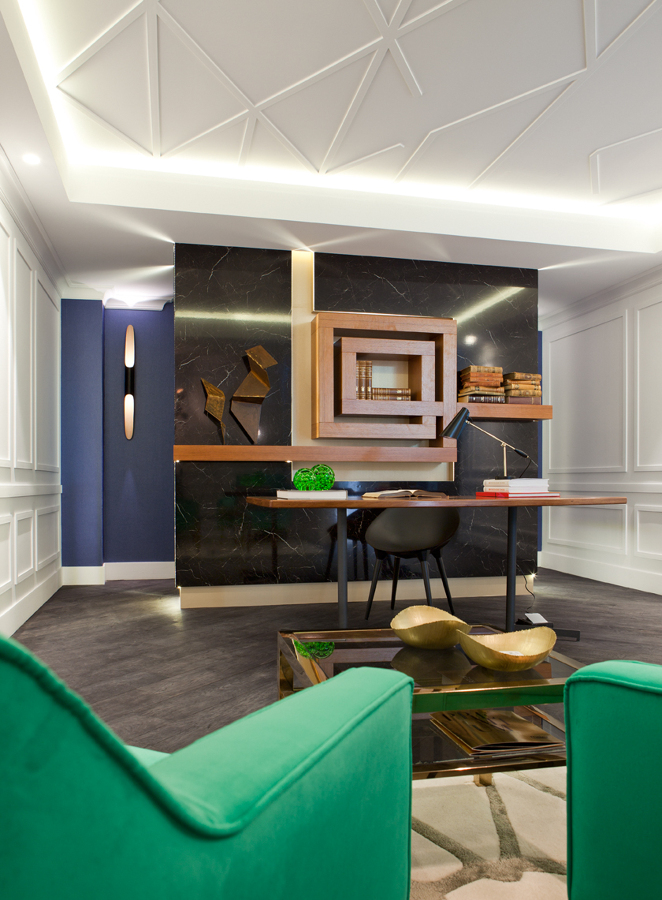 LIving y Despacho Casa Decor 2015