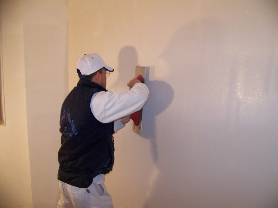 llaneado de la masilla 