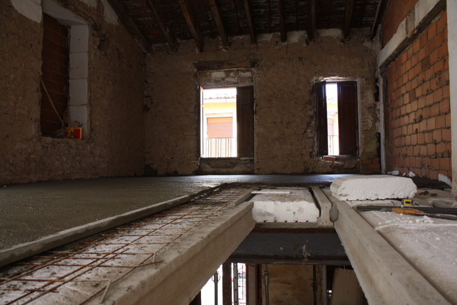 Llenado de forjado planta 1