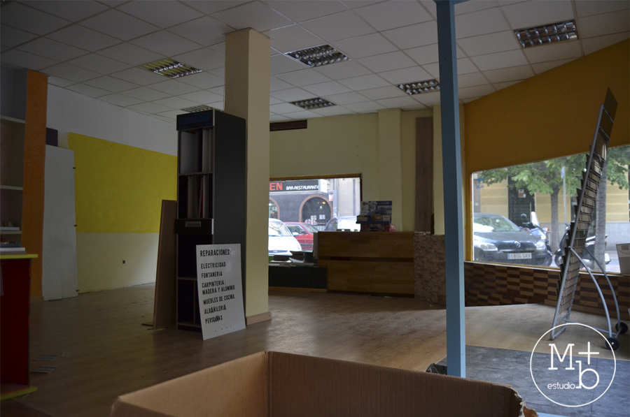 Local antes de  la actuación