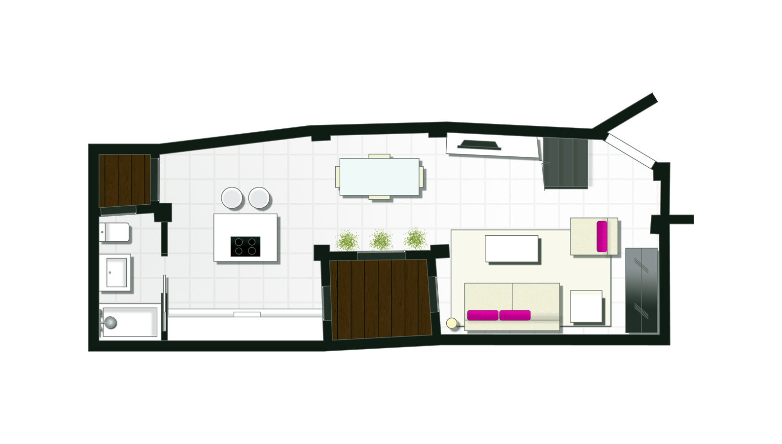 Loft: espacio y confort