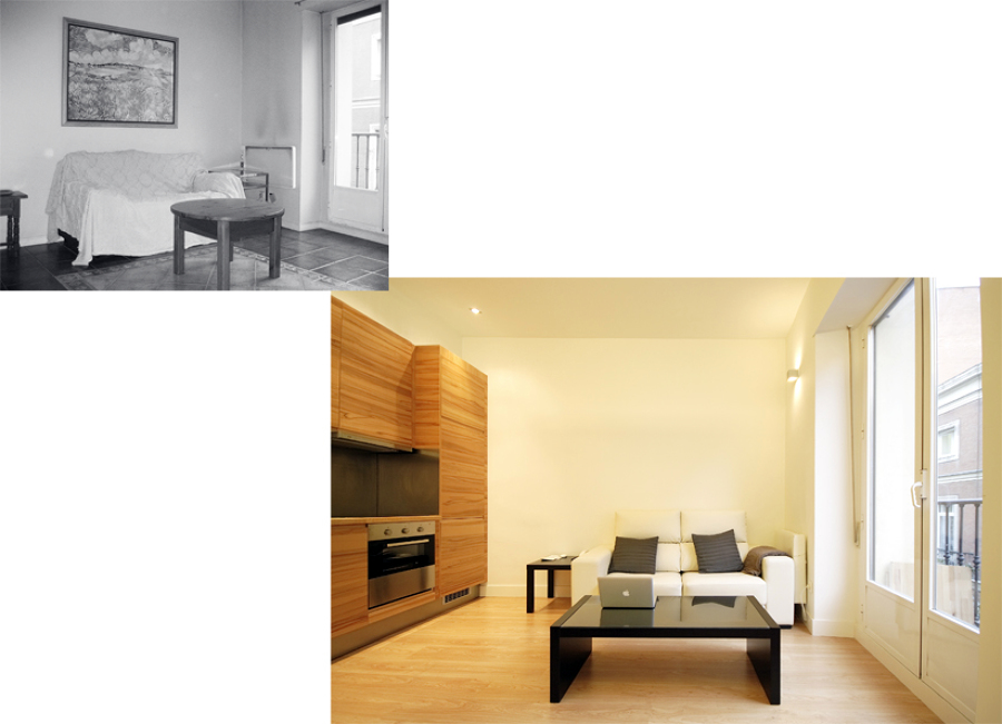 Loft minimalista en Madrid