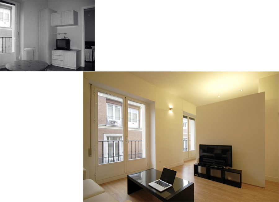 Loft minimalista en Madrid