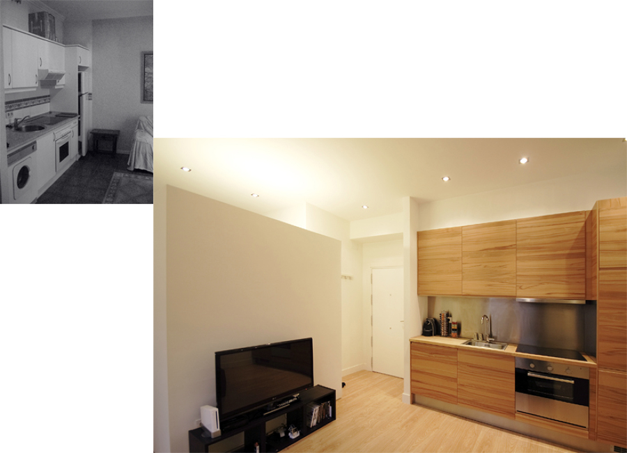 Loft minimalista en Madrid