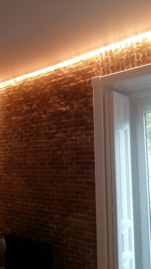 Luz indirecta en el salon