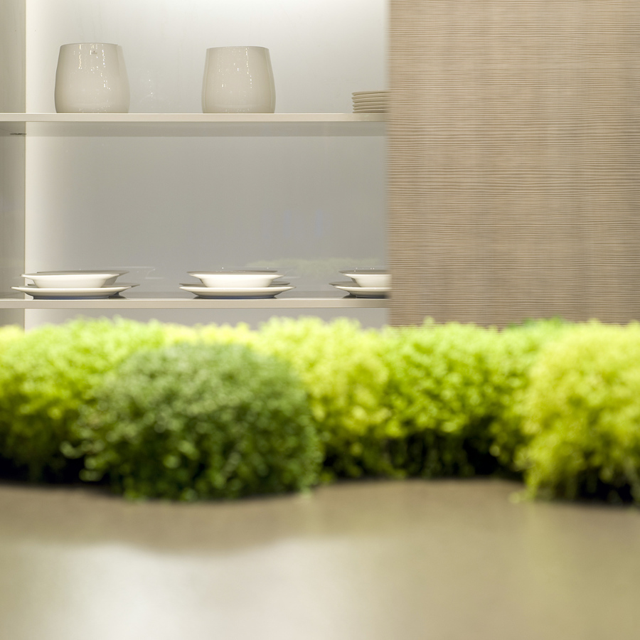 Luz interior en los muebles.