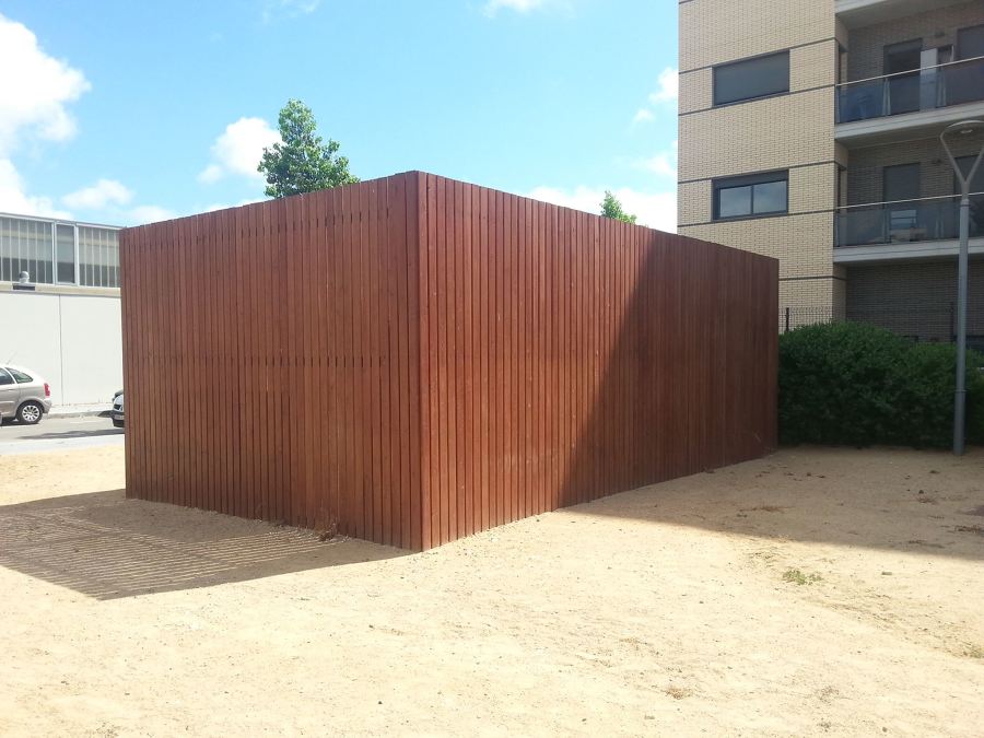 MADERA TRACTADA PARA EXTERIORES.