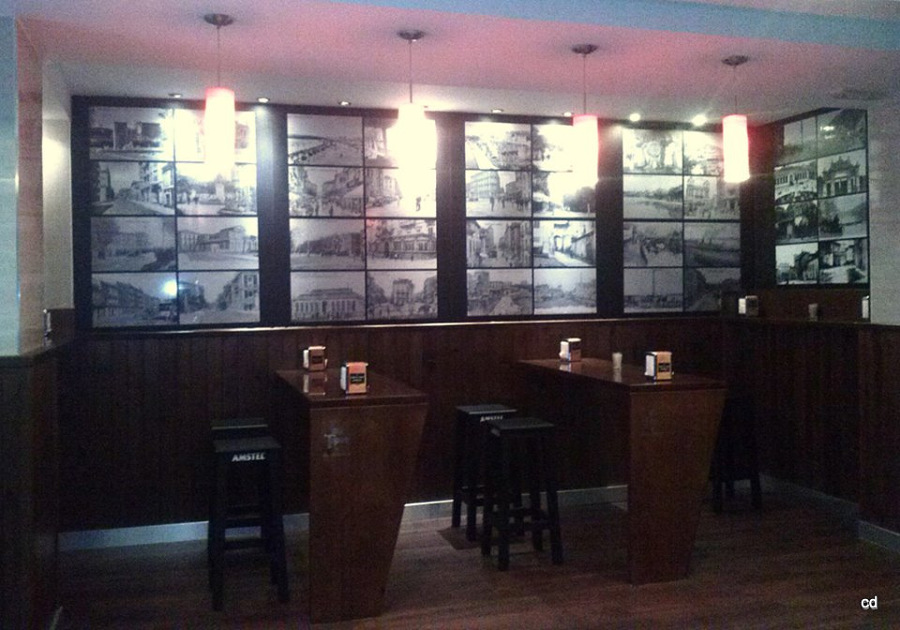 Madera y fotos de época