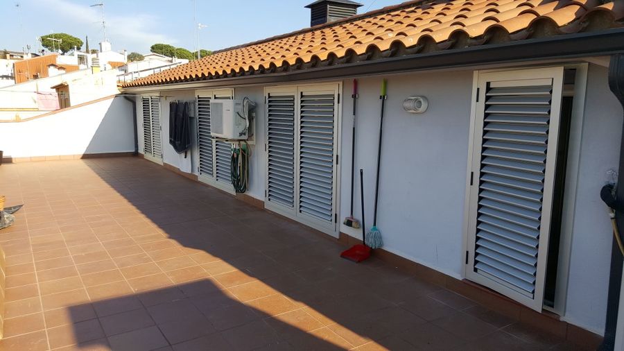 Mallorquinas de aluminio anodizado plata