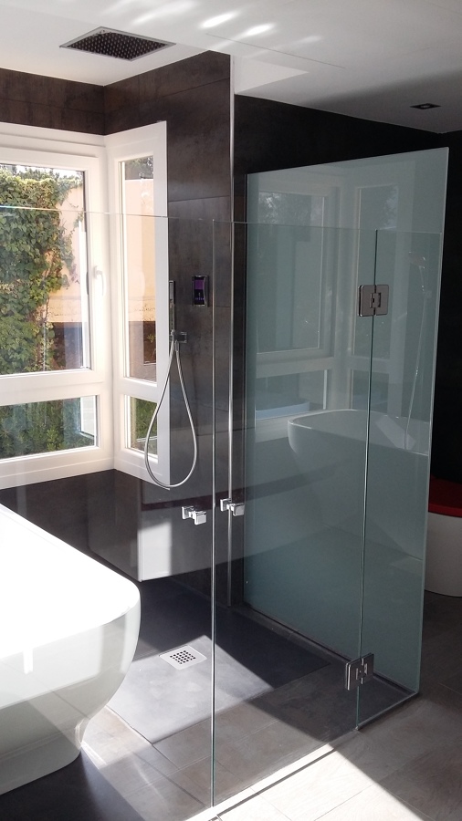 Mampara a medida baño principal