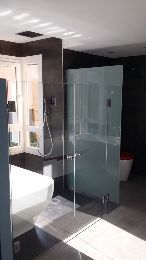 mampara baño principal