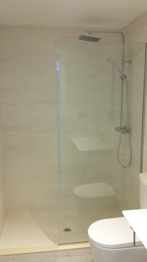 mampara baño secundario