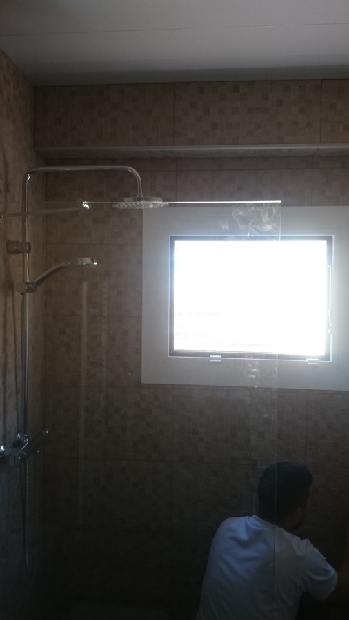 Mampara cristal fijo