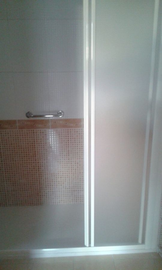 Mampara Profiltec de aluminio blanco 