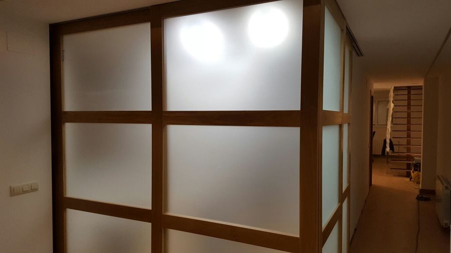 Mamparas cocina cerradas