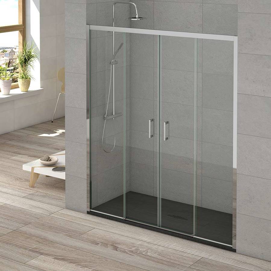 Mamparas ducha entre paredes