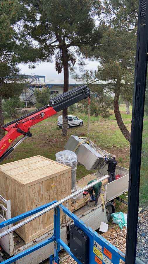Manipulación con camión pluma