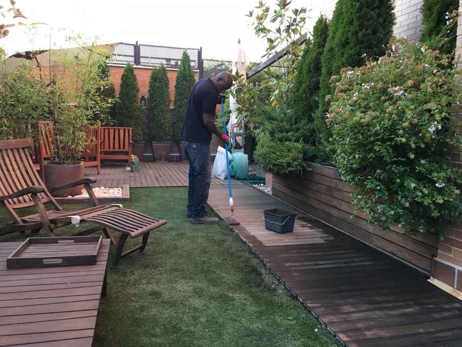 Mantenimiento de tarima