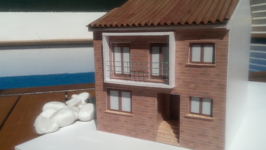 Maqueta fachada principal