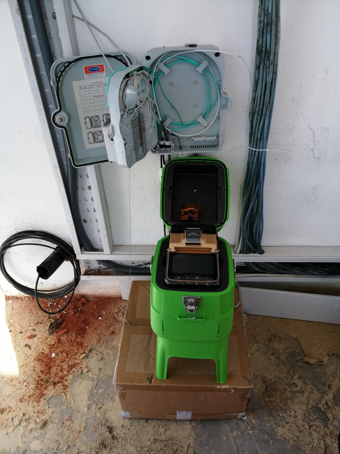 MAQUINA FUSIONADO FIBRA OPTICA