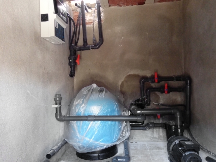 Maquinaría del local técnico.