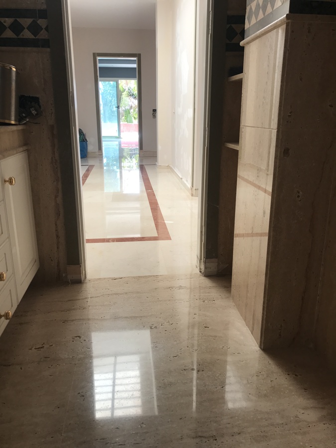 Marmol pulido y cristalizado