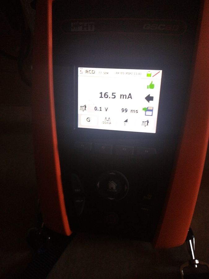 Medición tiempo de respuesta de un diferencial SI