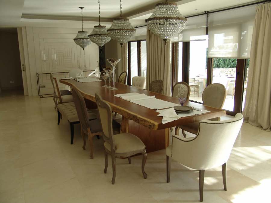 Mesa de madera a medida 