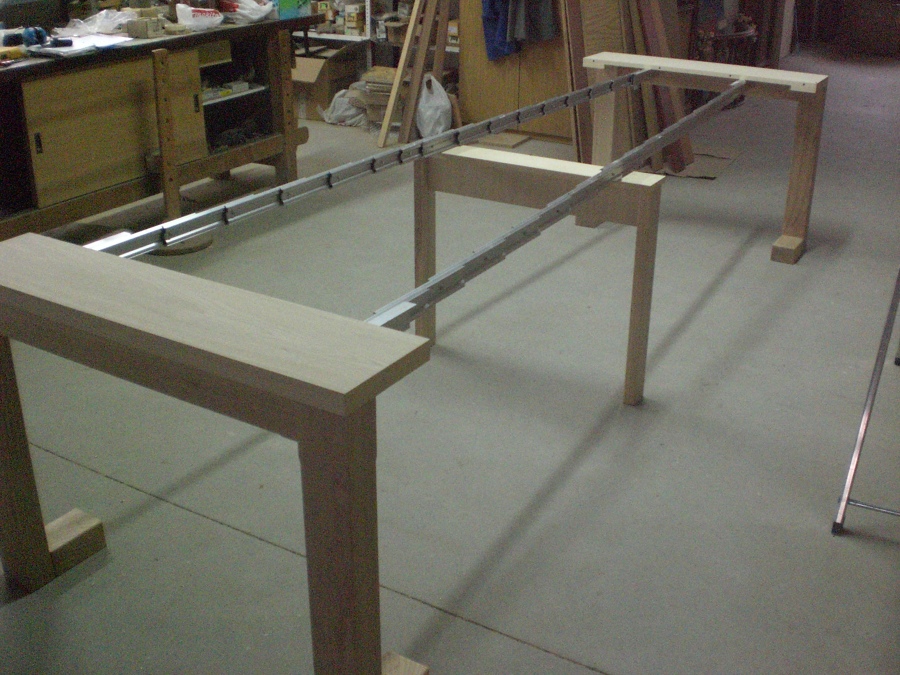 Mesa desplegable , estructura .