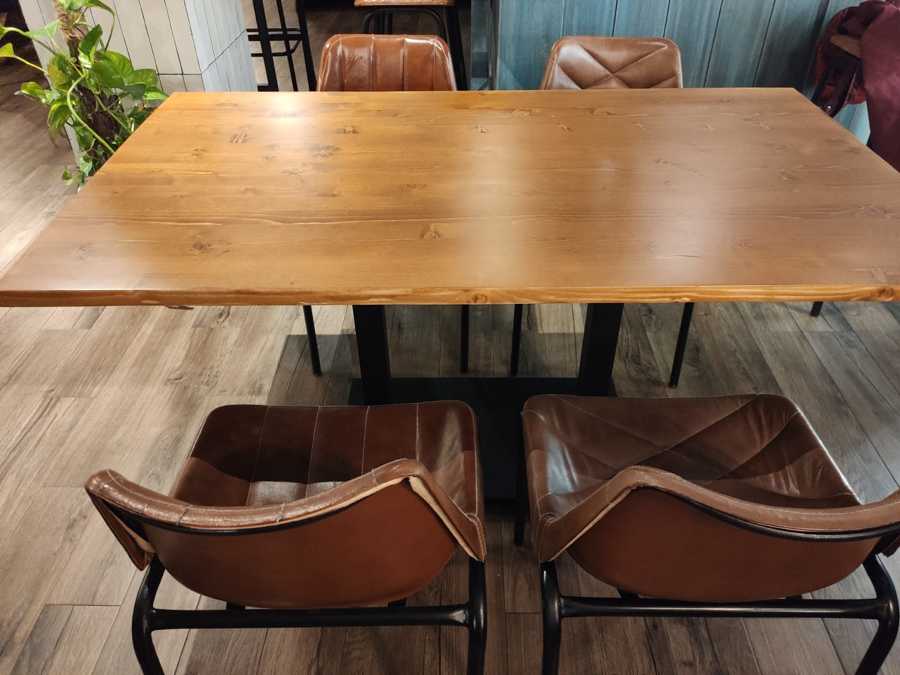 Mesa doble restaurante