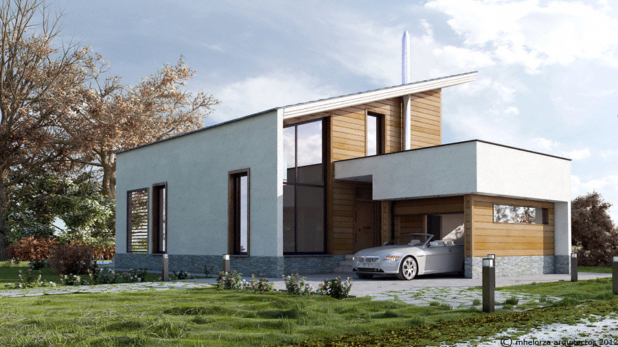 MH140 Casa de Madera Bioclimática