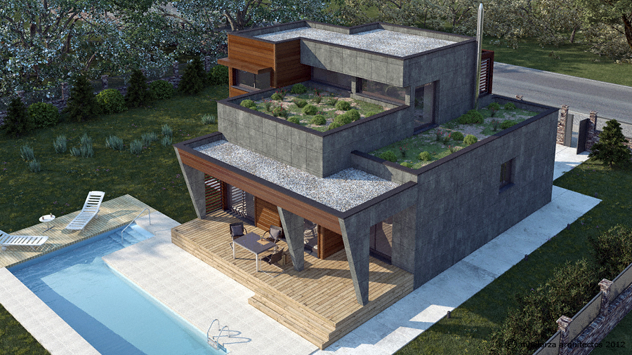 MH147 Casa de Madera Biolimática