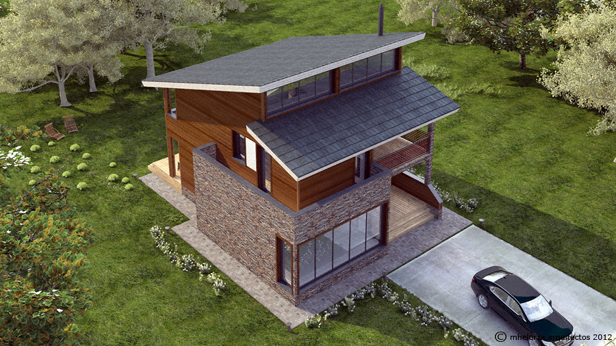 MH228 Casa de Madera Bioclimática