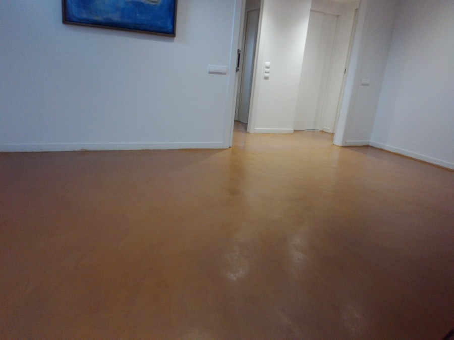 MICROCEMENTO CON VELADURA EN SUELO