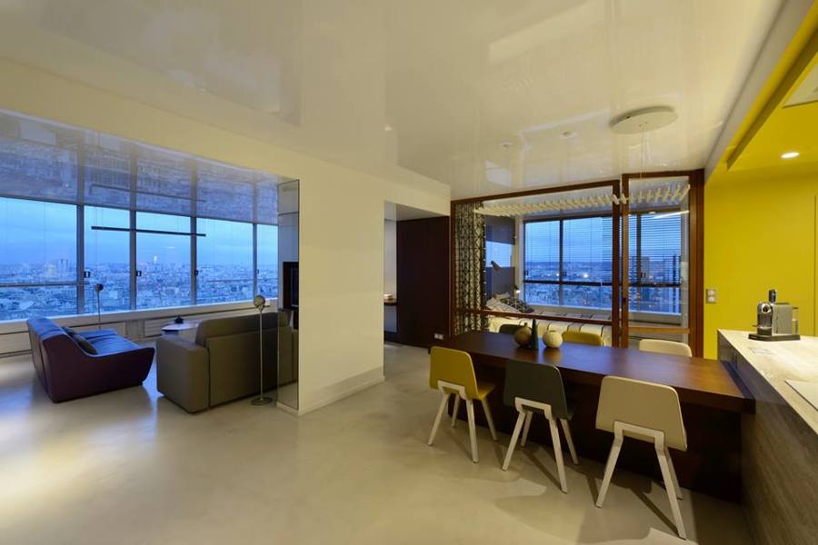 Microcemento en apartamento de Paris