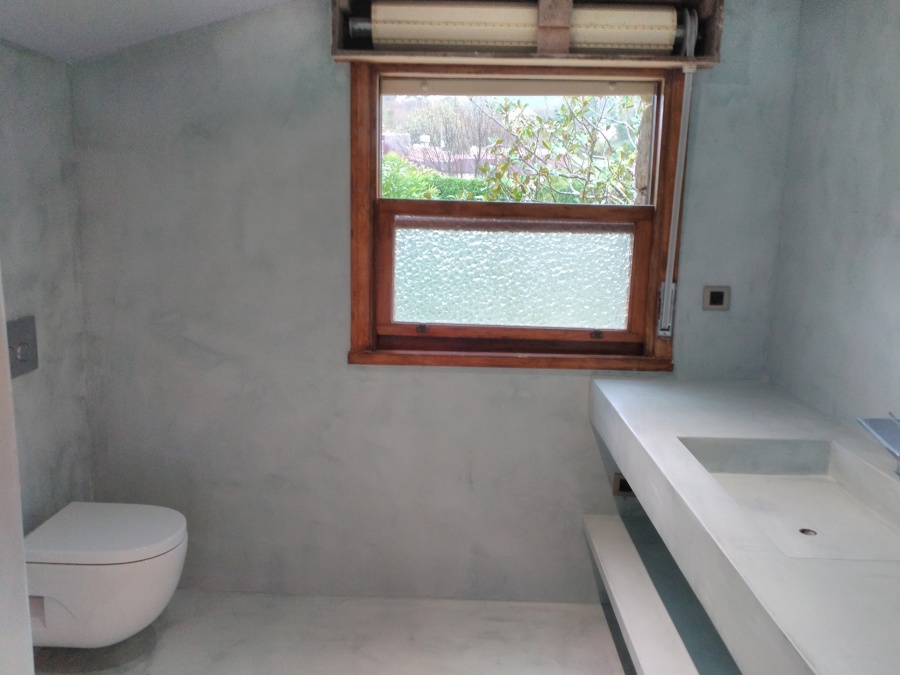 Microcemento en baño