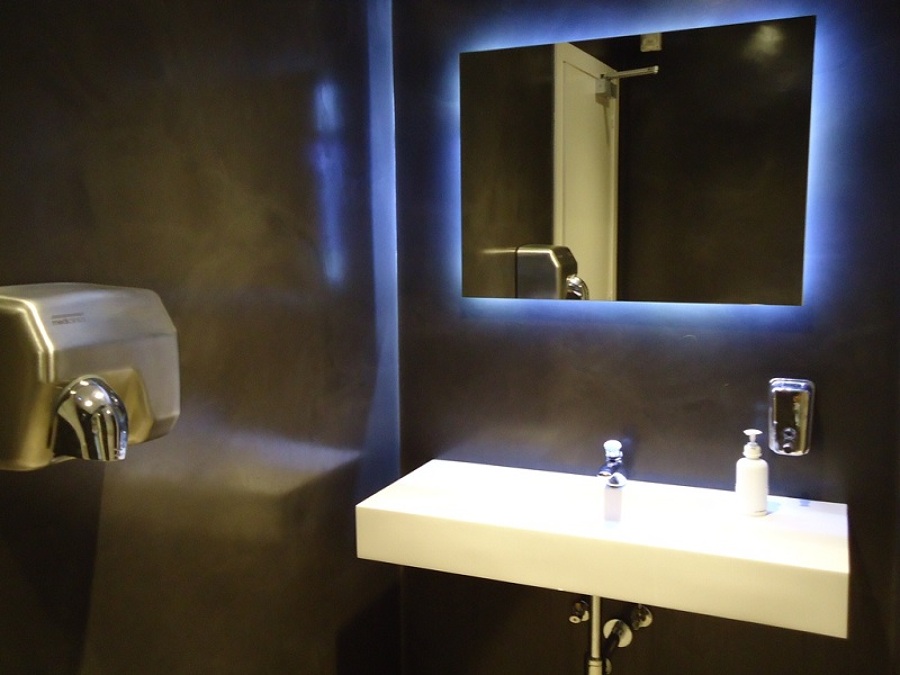 Microcemento en baños.