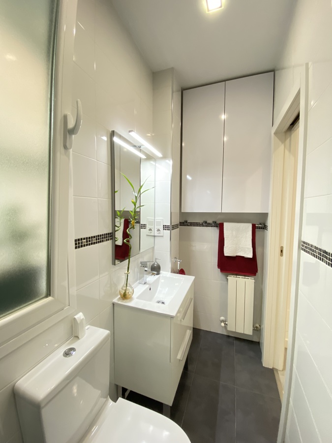 MINI PISO en Madrid: diseño de baño pequeño