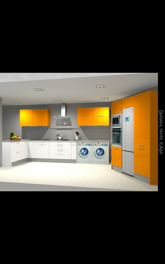 Modelo: blanco y naranja