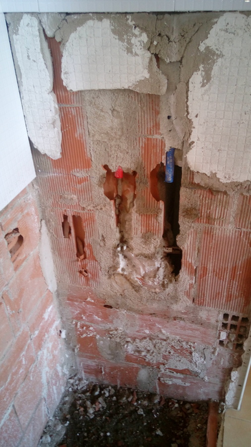 Modificación de tomas de agua