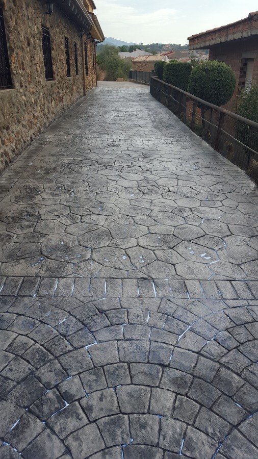 Moldes- Abanico, imitacion de  piedra