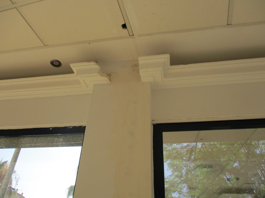 Moldura después de la demolición