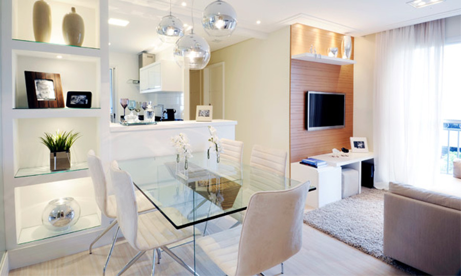 montage de panel para TV y luz directa