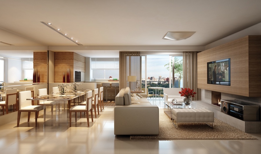 Montage de un gran panel