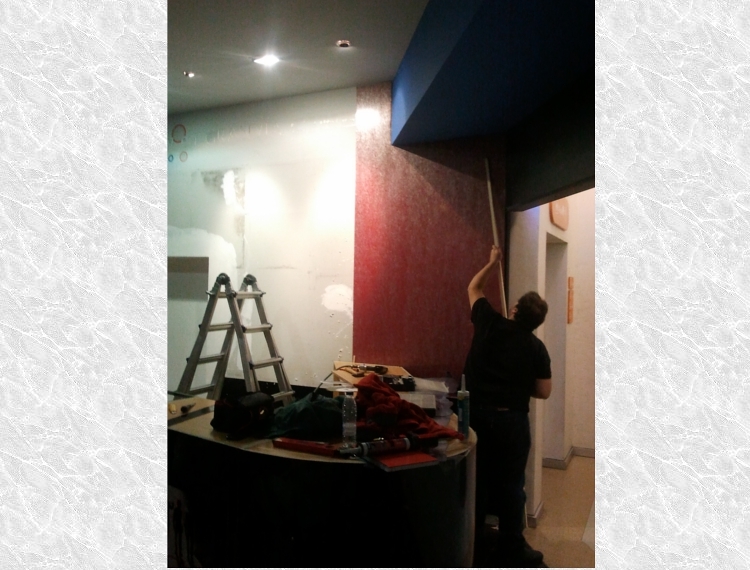 Montaje de la barra (decorativos de pared)