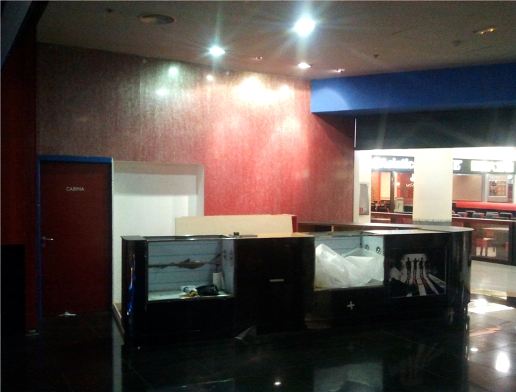 Montaje de la barra (palomiteras)