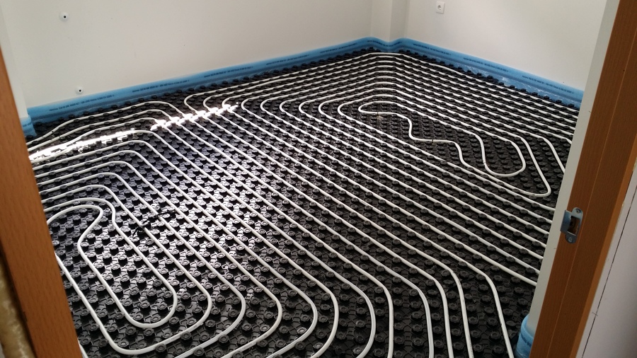 Montaje de suelo radiante (Varios circuitos 2)