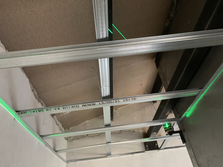 Montaje de Techo Pladur