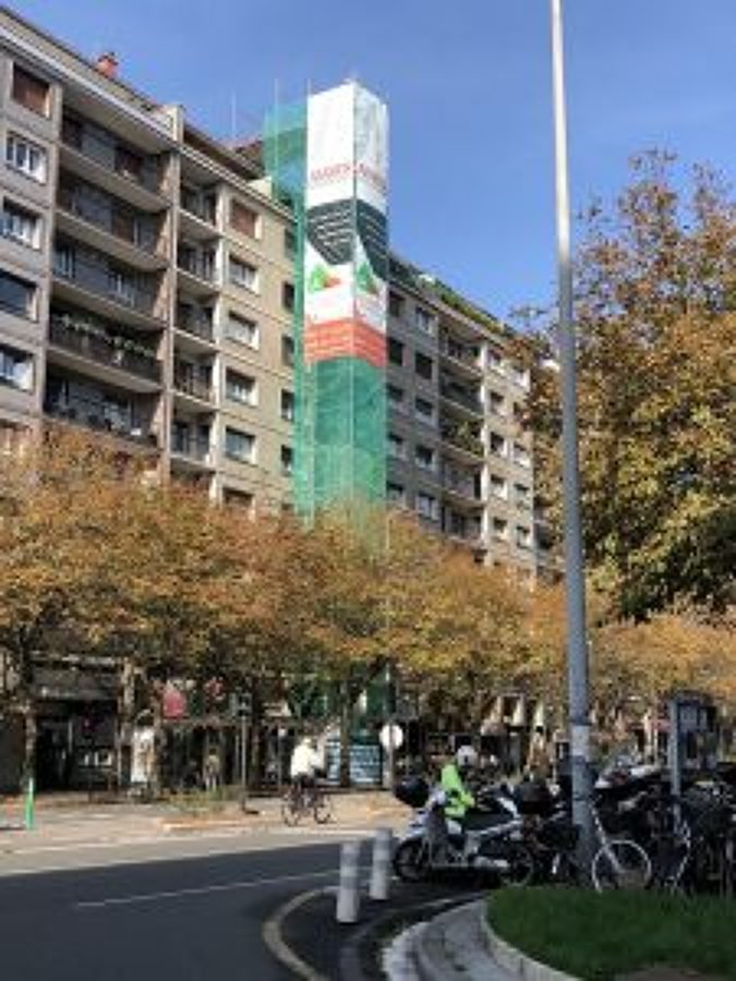 montaje de torre auxiliar de montacargas