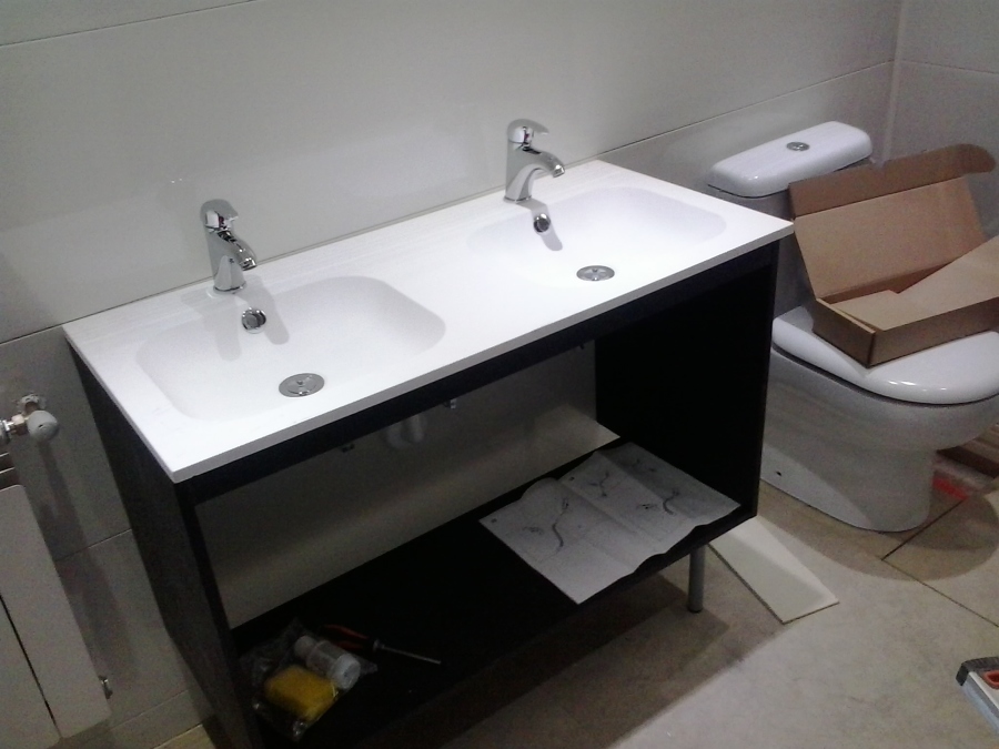 Montaje del esqueleto del mueble